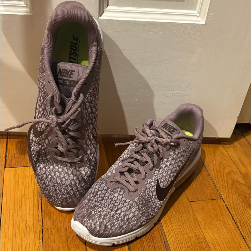 Nike Gray Sneakers with Neon Accents